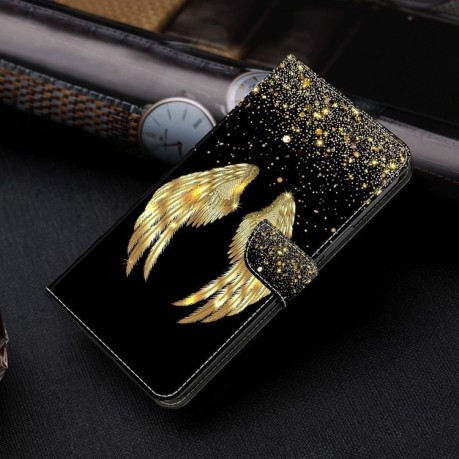Чехол-книжка Crystal 3D Shockproof Protective Leather для Samsung Galaxy A35 5G - Wings