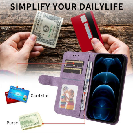 Чехол-книжка Skin Feel Life Tree для OPPO Reno13 Pro Global - фиолетовый