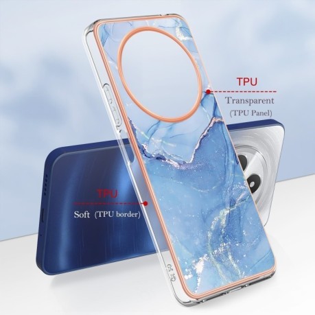 Протиударний чохол Electroplating IMD для Xiaomi Redmi 14C 4G/Poco C75/Redmi A4 5G - Blue
