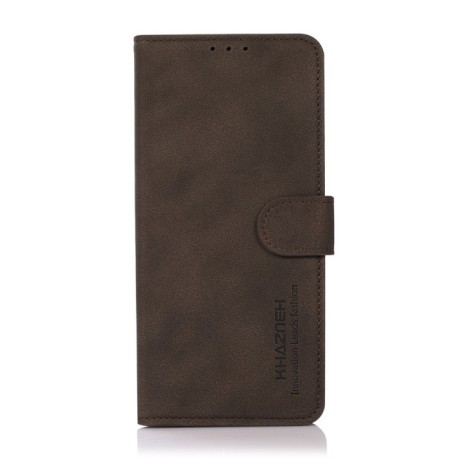 Чехол-книжка KHAZNEH Matte Texture для Samsung Galaxy A05 - коричневый
