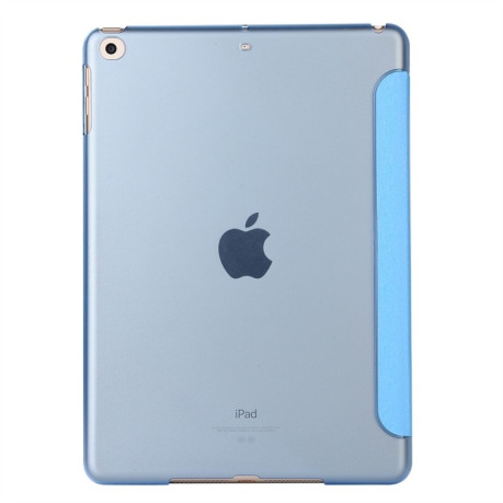 Чехол-книжка Silk Texture на iPad 9/8/7 10.2 (2019/2020/2021) - голубой