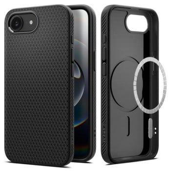 Оригінальний чохол Spigen Liquid Air для iPhone 16e - Matte Black
