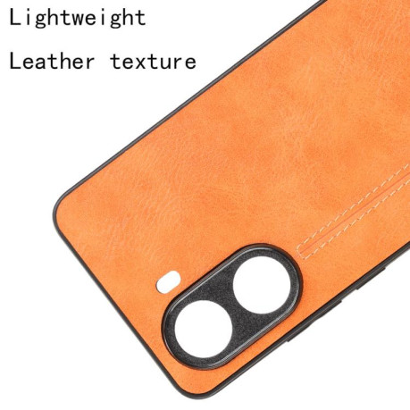 Ударозащитный чехол Sewing Cow Pattern для Xiaomi Poco X7 Pro - желтый