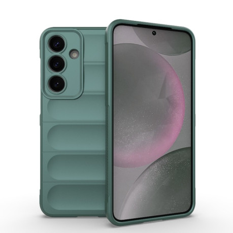Силіконовий чохол Magic Flannel для Samsung Galaxy S25+ 5G - зелений
