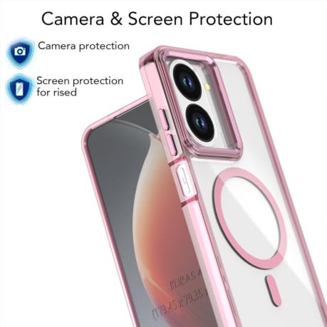 Чехол MagSafe Magnetic Clear на Xiaomi Redmi A5 4G 173.3mm - белый