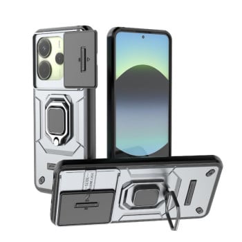 Протиударний чохол Sliding Camshield для Redmi Note 14 4G - сірий