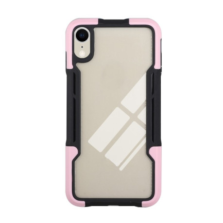 Противоударный чехол Acrylic 3 in 1 для iPhone XR - розовый