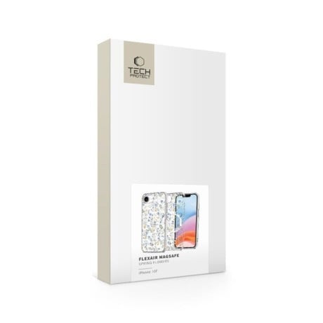 Чехол Tech-Protect FlexAir Hybrid MagSafe для iPhone 16e - Daisies with Leaves