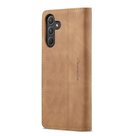 Кожаный чехол CaseMe-013 Multifunctional на Samsung Galaxy A55 5G - коричневый
