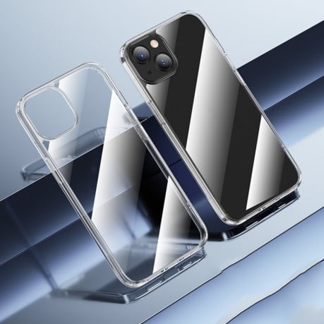 Ультратонкий стеклянный чехол Benks для iPhone 13 - прозрачный