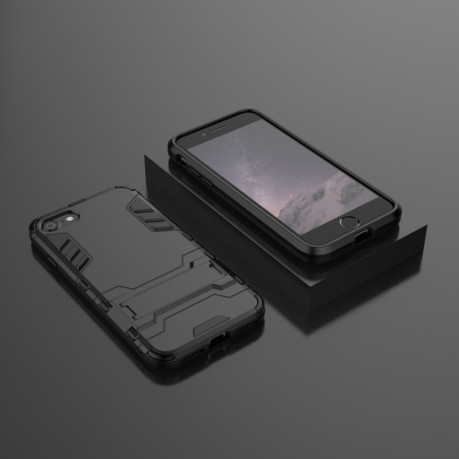 Противоударный чехол Invisible Holder на iPhone SE 3/2/ 7 / 8 - черный