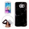 Чехол Marbling Pattern для Samsung Galaxy S6 Edge / G925 - черный
