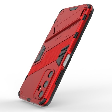 Противоударный чехол Punk Armor для Samsung Galaxy A05s - красный