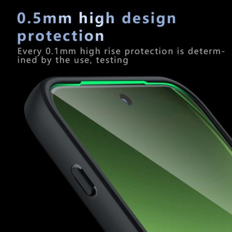 Противоударный чехол Armor Precise Hole гибрид на OnePlus 15T — матовый чёрный