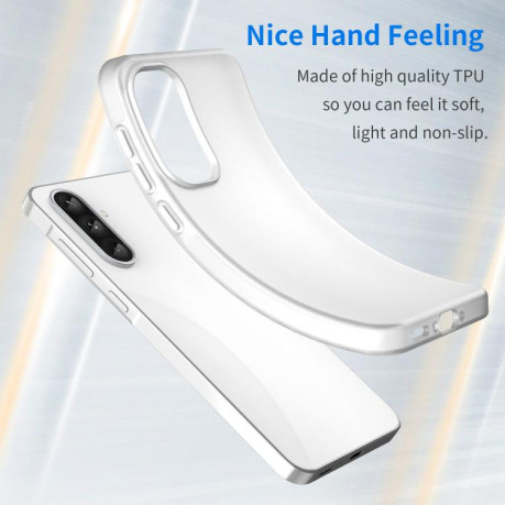 Протиударний чохол Frosted Translucent TPU Hybrid PC для Samsung Galaxy A36 5G - білий