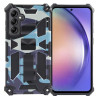 Противоударный чехол Magnetic Armor для Samsung Galaxy A55 5G - голубой