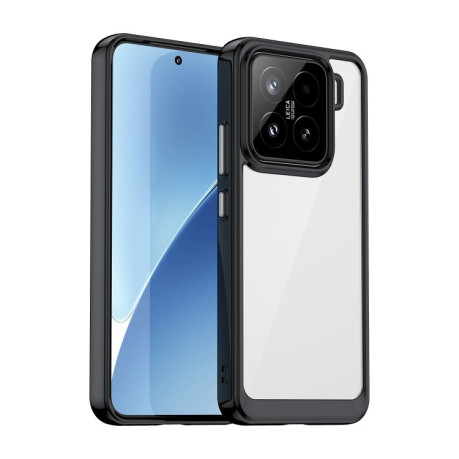 Противоударный чохол Colorful Acrylic Series для Xiaomi 15 - черный