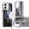 Чохол Magsafe Dual-Color Transparent Black Lens Holder для iPhone 16 - сірий