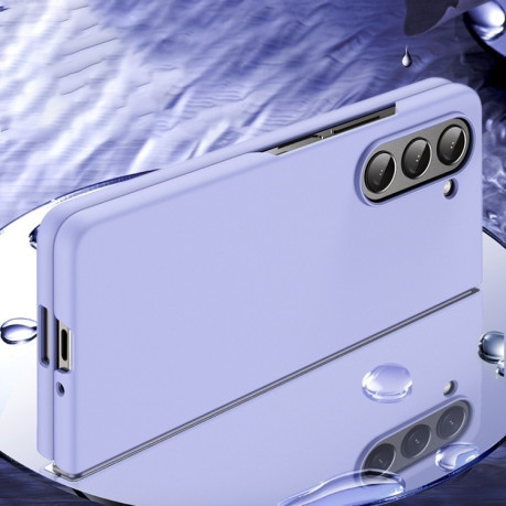 Противоударный чехол Skin feeling Folding Shockproof на Samsung Galaxy  Fold 6 5G - черный