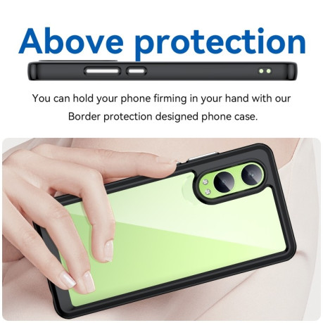 Протиударний чохол Colorful Acrylic Series для OnePlus Nord CE4 Lite - чорний