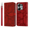 Чохол-книжка Life of Tree для Xiaomi Redmi Note 14S/ 13 Pro 4G / POCO M6 Pro 4G - червоний