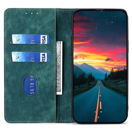 Чехол-книжка RFID Anti-theft Brush для Realme 11 4G - зелений