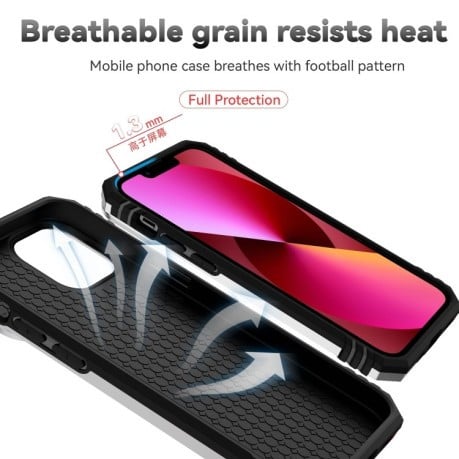 Противоударный чехол Sliding Camshield для iPhone 14 Pro Max - серебристый