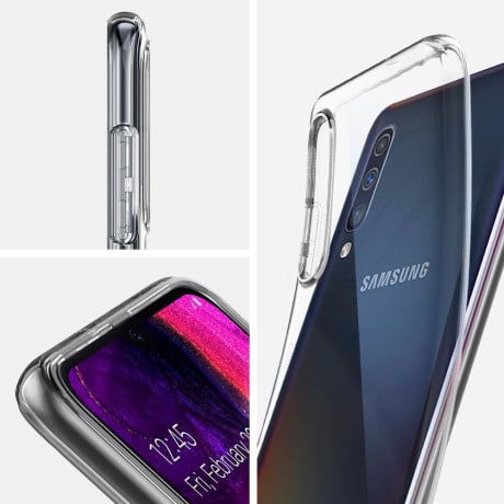 Оригинальный чехол Spigen Liquid Crystal на Samsung Galaxy A50/A50S/A30S Crystal Clear