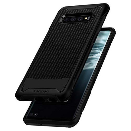 Оригинальный чехол Spigen Hybrid NX для Samsung Galaxy S10+ Plus- Black