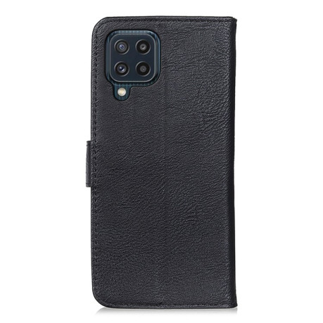 Чохол-книжка KHAZNEH Cowhide Texture Samsung Galaxy M32/A22 4G - чорний