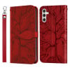 Чехол-книжка Life of Tree для Samsung Galaxy S23 FE 5G - красный