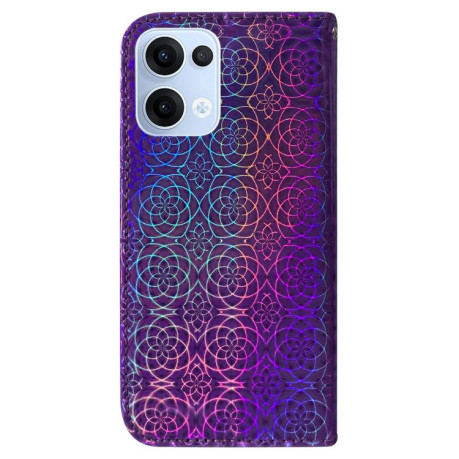 Чехол-книжка Solid Color Colorful на OPPO Reno13 Global - фиолетовый