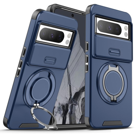 Протиударний чохол Sliding Camshield Ring Holder для Google Pixel 8 Pro - синій