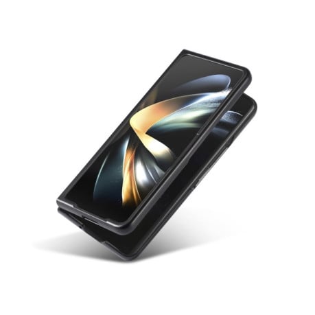Чехол LCIMEEKE 3 in 1 Carbon Fiber Texture для Samsung Galaxy  Fold 6 5G - черный