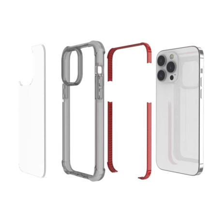 Чохол протиударний Acrylic Four Corners для iPhone 14 Plus - синій