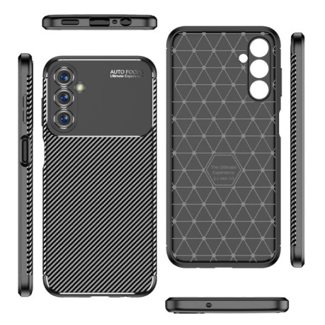 Протиударний чохол Carbon Fiber Texture для Samsung Galaxy M14 5G - чорний