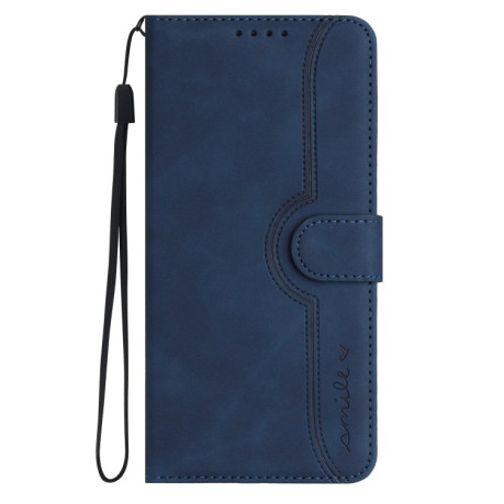 Чехол-книжка Skin Feel Heart Amile для Vivo Y53s 4G/Y51a/Y33 4G - синий