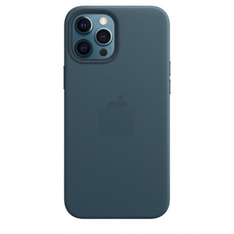 Кожаный Чехол Leather Case Baltic Blue для iPhone 12 | 12 Pro (без MagSafe)