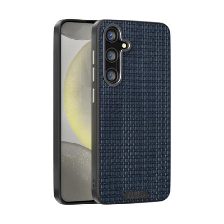 Чохол ABEEL з фактурою Ruyi 6D Micro Relief з MagSafe на Samsung Galaxy S25 FE 5G - синій