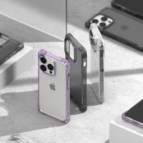 Оригінальний чохол Ringke Fusion Bumper для iPhone 14 Pro - фіолетовий