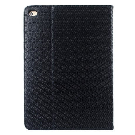 Шкіряний Чохол Plaid Texture TPU чорний для iPad Air 2