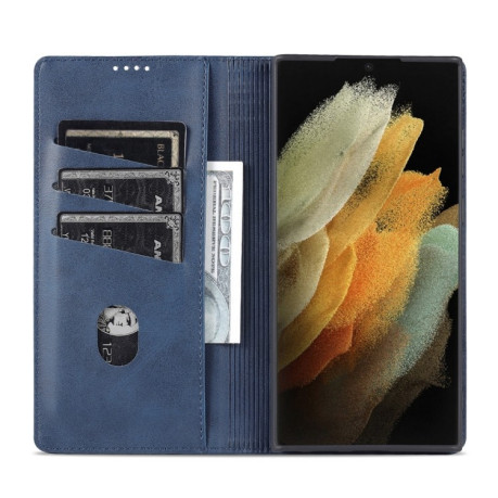 Чохол-книжка AZNS Magnetic Calf Samsung Galaxy S22 Ultra 5G - синій
