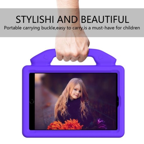 Противоударный чехол EVA Flat Anti Falling на iPad Mini 5/4/3/2/1 - фиолетовый