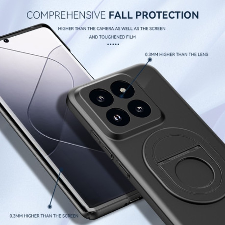 Протиударний чохол Magsafe Hidden Fold Holder на Xiaomi 14 Pro - синій