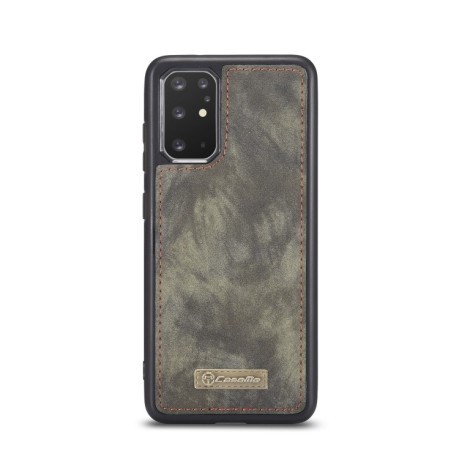 Кожаный чехол- кошелек CaseMe на Samsung Galaxy S20 Plus Crazy Horse Texcture Detachable - черный