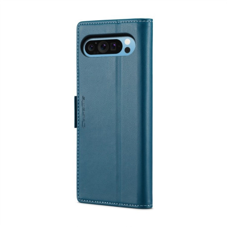Чохол-книжка CaseMe 023 Butterfly Buckle Litchi Texture RFID Anti-theft Leather для Google Pixel 9 Pro XL - синій