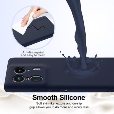 Силіконовий чохол Shockproof Silicone Magsafe для Motorola Edge 50 Ultra - синій