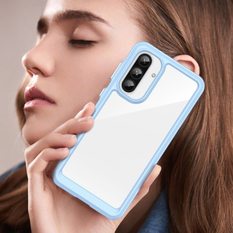 Противоударный чохол Colorful Acrylic Series для Samsung Galaxy A36 5G - синий