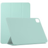 Магнитный чехол-книжка Horizontal Flip Ultra-thin для iPad Pro 12.9 2021/2020 - светло-зеленый