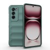 Силиконовый чехол Magic Flannel для OPPO Reno 12 Pro Global - зеленый